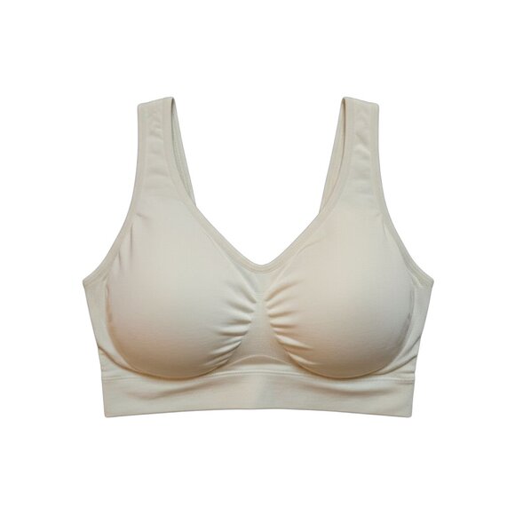 NWOT Truekind Everyday Throw-on Wireless Bralette (Medium Chai) - Picture 3 of 8